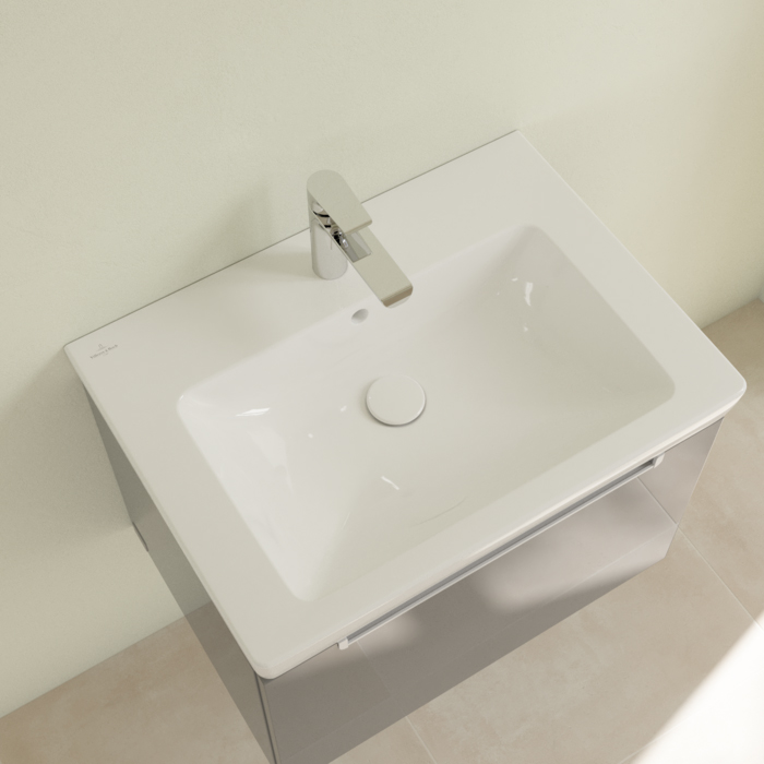 Villeroy&Boch Subway 2.0 Раковина 65х47 см, 1 отв., с переливом, цвет: белый