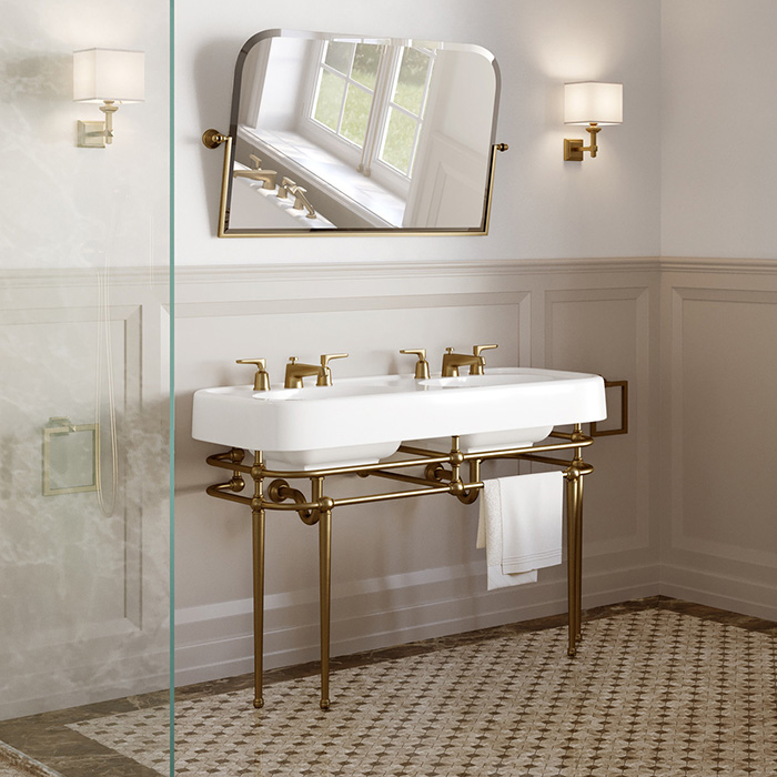 Devon&Devon Gatsby 2 Зеркало 110x65см., подвесное, поворотное, цвет: бронза