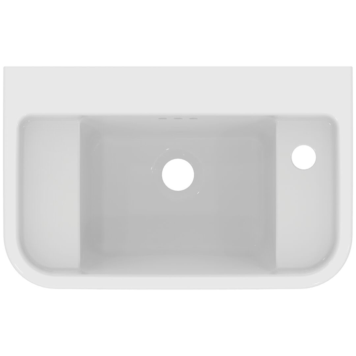 Ideal Standard Calla Раковина 50x32xh18см, подвесная, с 1 отверстием, Dx, с крепежом, цвет: белый глянец