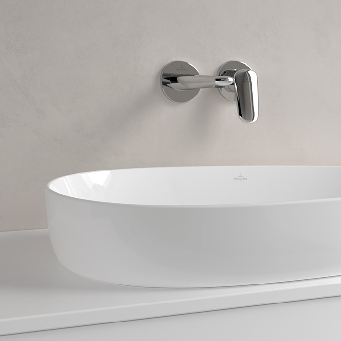 Villeroy&Boch Antao Раковина 65x40см, для установки на столешницу, CeramicPlus, без перелива, цвет: альпийский белый