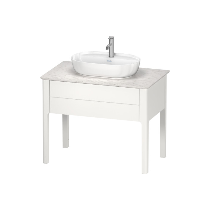 Duravit Luv Раковина 60x40 см, на столешницу, 1 отв., без перелива, цвет: белый