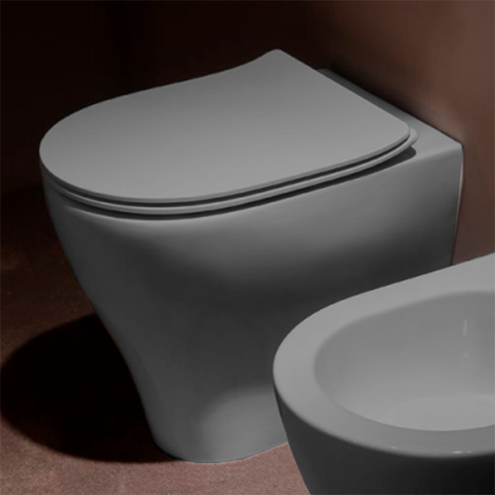 Flaminia APP Унитаз приставной 52x36xh46см, с системой goclean®, цвет: cenere