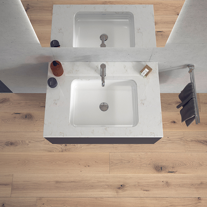 Duravit Happy D.2 Раковина встраиваемая снизу 48x34.5см., без отв., цвет: белый