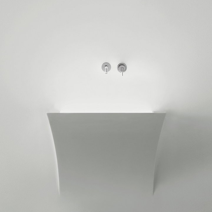 Antonio Lupi Strappo Раковина 83x48x79 см, без отв., встраиваемая, с Led подсветкой, цвет: белый