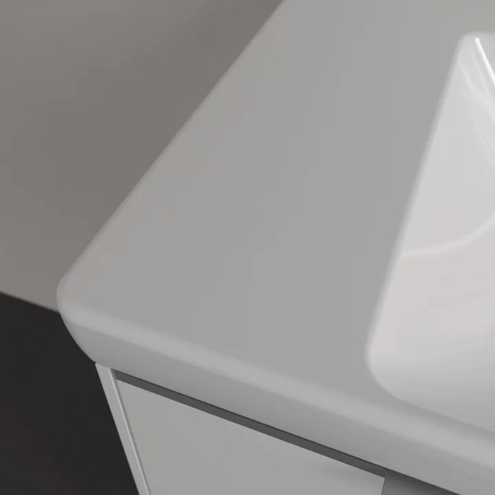 Villeroy&Boch Subway 3.0 Раковина 100х47х16.5см., без отв., подвесная, с антигрязевым покрытием CeramicPlus, без перелива, цвет: альпийский белый