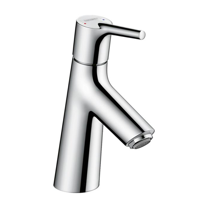 Hansgrohe Talis S Смеситель для раковины 80, на 1 отв, с донным клапаном Push-open, излив 97мм, h68мм, цвет: хром