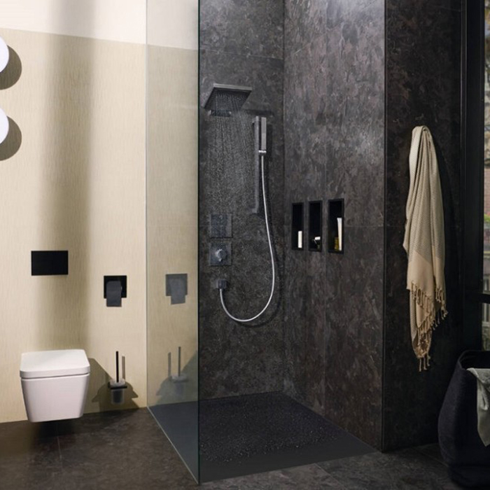 Hansgrohe ShowerSelect Comfort Q Смеситель для ванны, настенный, термостатический, цвет: хром