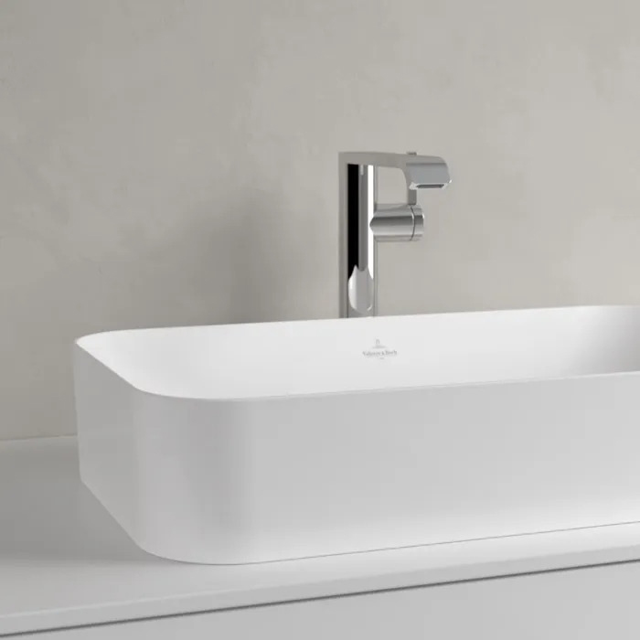 Villeroy&Boch Finion Раковина 60x35см., накладная, без отв., без перелива, CeramicPlus, цвет: белый матовый