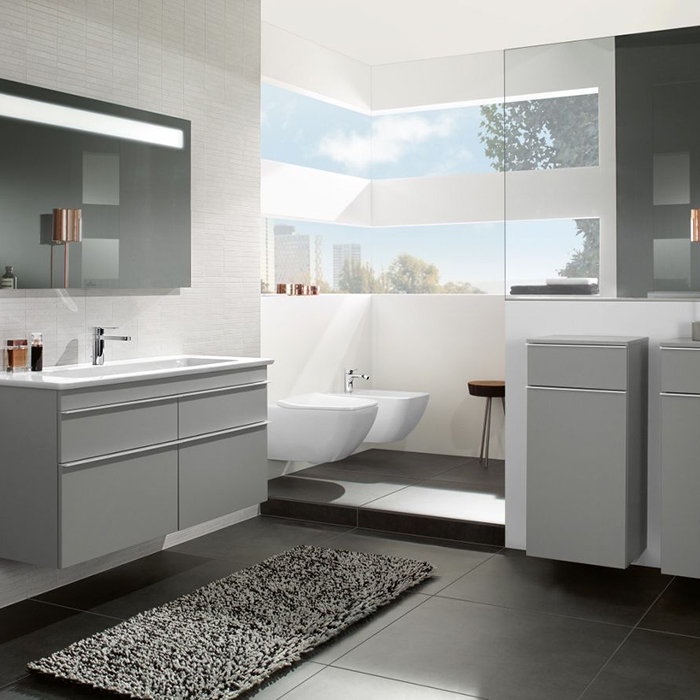 Villeroy & Boch Venticello Биде подвесное 56х37.5см., с антигрязевым покрытием CeramicPlus, цвет: альпийский белый