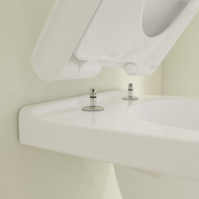 Villeroy&Boch Vicare Унитаз 36х49х46см., напольный, DirectFlush, цвет: альпийский белый