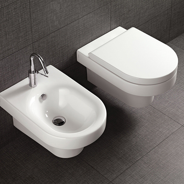 Hatria Daytime Биде подвесное 56x37см, с 1 отверстием, цвет: белый