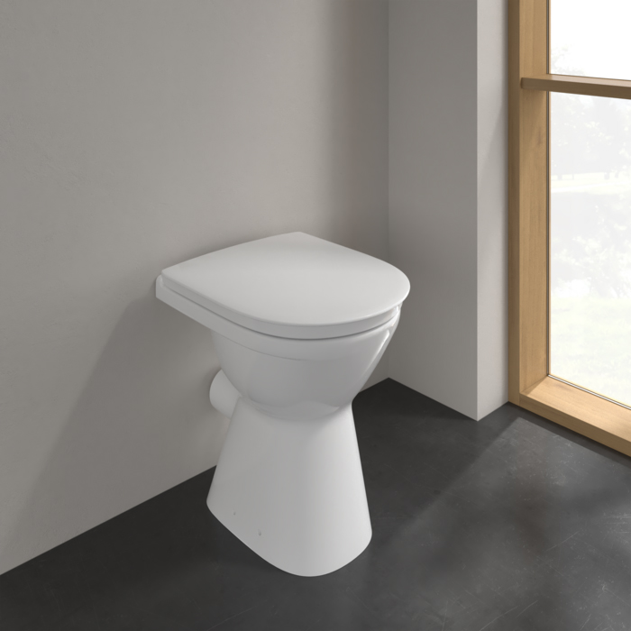 Villeroy&Boch Vicare Унитаз 36х49х46см., напольный, DirectFlush, цвет: альпийский белый