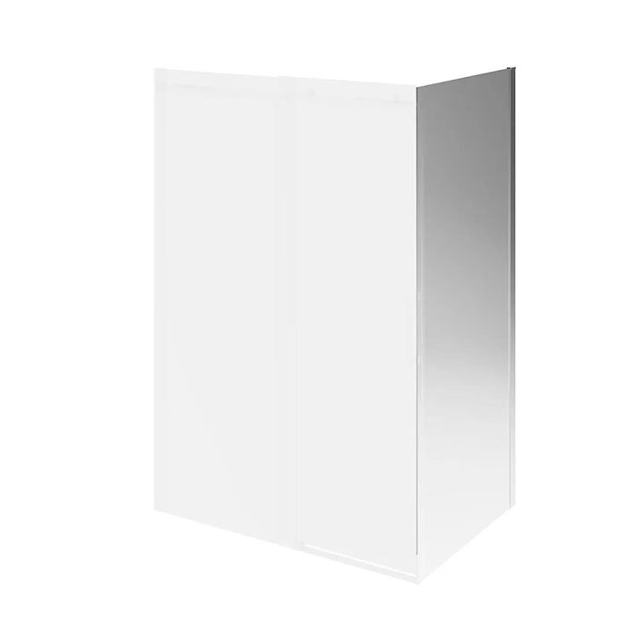 Kerama Marazzi Cristallo Душевая боковая панель 100x210см., цвет: брашированный никель