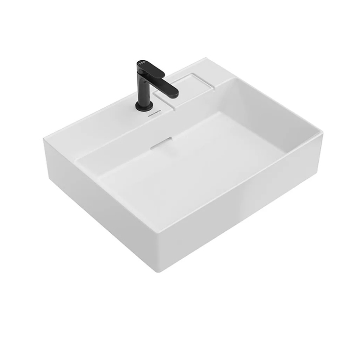 Kerama Marazzi Logica Раковина накладная 60.5х48.5см., 1 отв., цвет: белый глянцевый