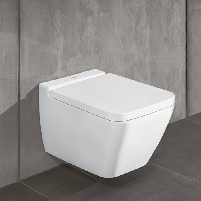Villeroy & Boch Finion, Унитаз подвесной, размер 37.5x56см, с антигрязевым покрытием CeramicPlus, цвет: белый