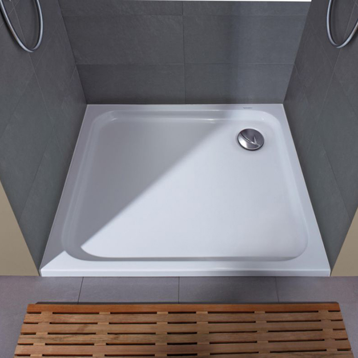Duravit D-Code Душевой поддон 90x90х8.5 см, акриловый, квадратный, цвет: белый