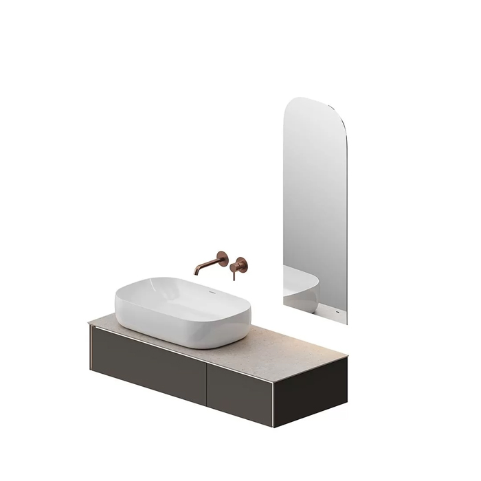 Kerama Marazzi Magica Тумба 88.4х48.5х22см., подвесная, 1 ящик, цвет: вечерний серый матовый