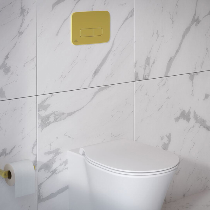 Ideal Standard Oleas™ M3 Механическая панель смыва, двойной смыв, цвет: PVD Brushed Gold