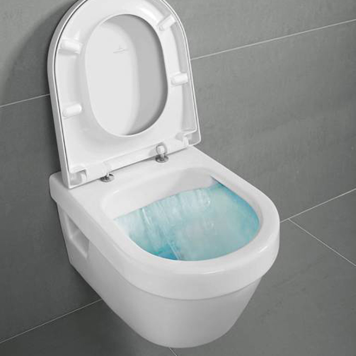 Villeroy&Boch Architectura Унитаз подвесной 37х53 см, безободковый, с антигрязевым покрытием CeramicPlus, цвет: белый