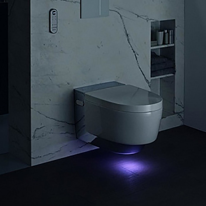 Geberit AquaClean Mera Comfort Подвесной унитаз-биде 59х36см, цвет: глянцевый хром