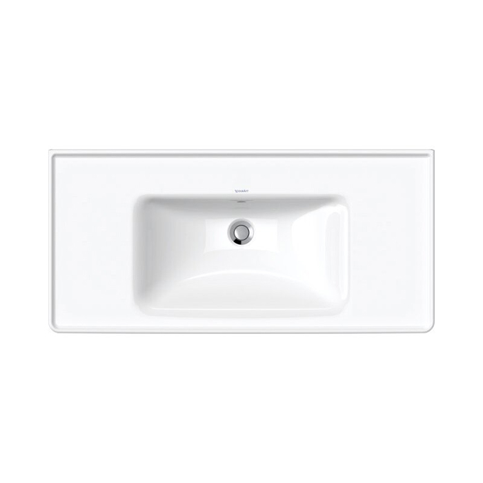Duravit D-Neo Раковина 100.5х48 см, без отв., встраиваемая сверху, с переливом, цвет: белый