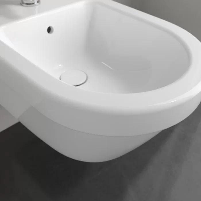 Villeroy&Boch Architectura Биде подвесное 370*530*265, 1 отверстие под смеситель, цвет альпийский белый
