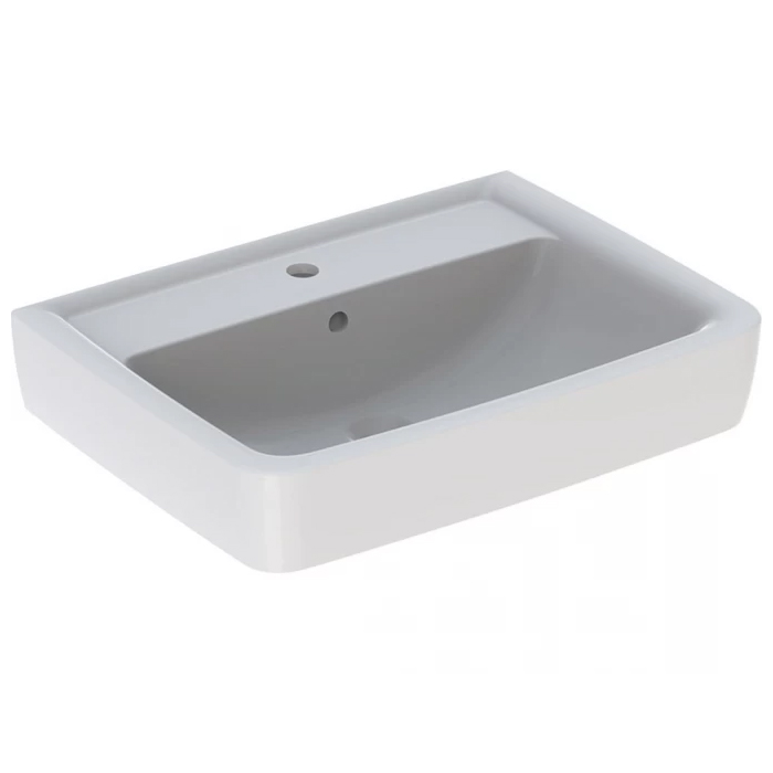 Geberit Renova Nr.1 Plan Раковина 65x48см., накладная, 1 отв., цвет: белый