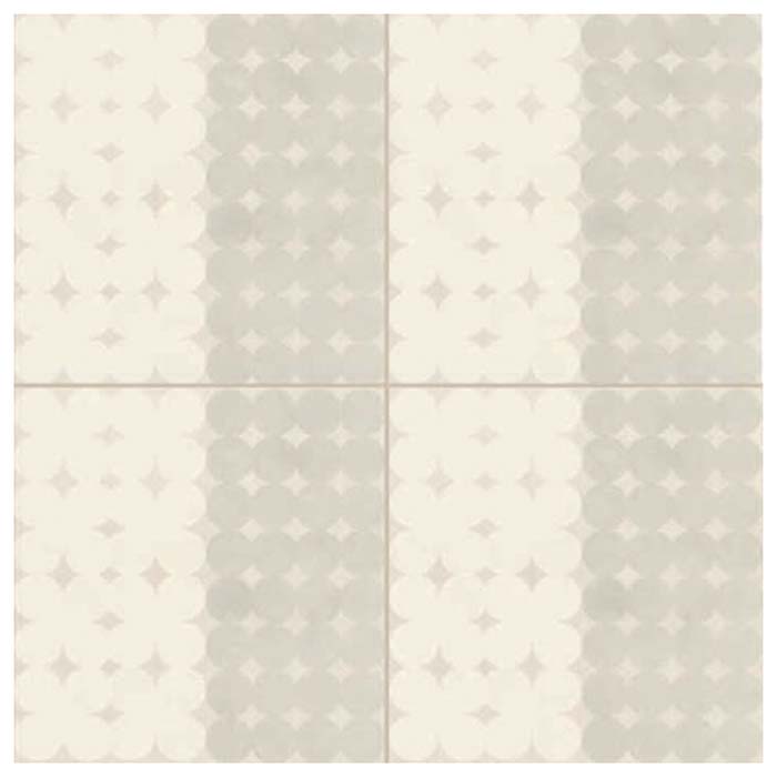 Mutina Azulej Керамогранит 20x20см, универсальный, глазурованный, цвет: trevo bianco