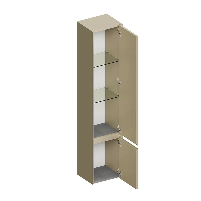 Kerama Marazzi Cubo Пенал 165см., подвесной, правый, цвет: лимо матовый