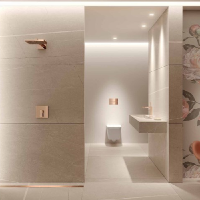 TECE Профиль для душа TECEdrainprofile, 900 мм, цвет: Polished Red Gold