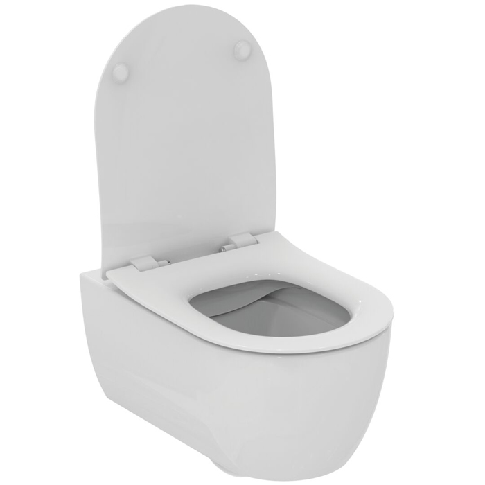 Ideal Standard Blend Curve Унитаз подвесной 54х36см., безободковый с технологией смыва RimLS+®, цвет: белый