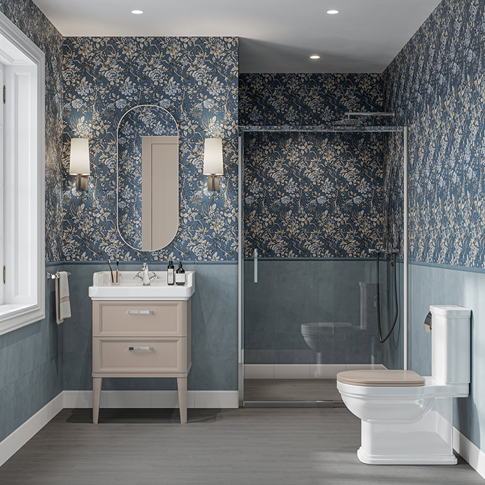 Kerama Marazzi Pompei Тумба 60см., напольная, 2 ящика, цвет: камео бежевый глянцевый