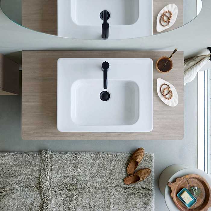 Duravit Soleil by Starck Раковина 60x48x14.5 см, подвесная/накладная, 1 отв., с переливом, WonderGliss, цвет: белый