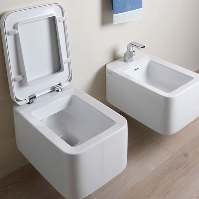Flaminia Nile Унитаз подвесной 54x35xh23см, с системой goclean®, цвет: белый глянцевый