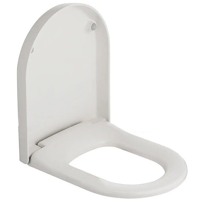 Villeroy&Boch Subway Сиденье с крышкой для унитаза, с микролифтом, нерж. сталь, цвет: альпийский белый