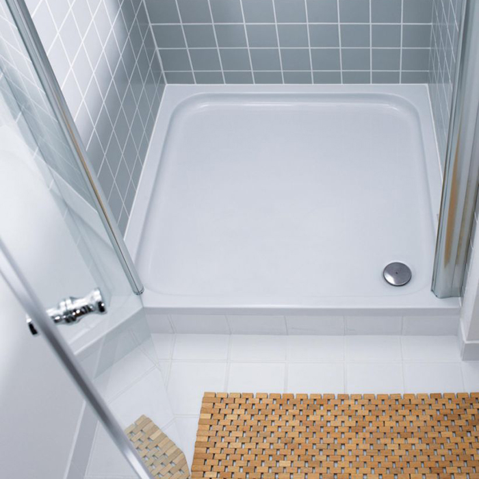 Duravit D-Code Душевой поддон 90x90х8.5 см, акриловый, квадратный, цвет: белый