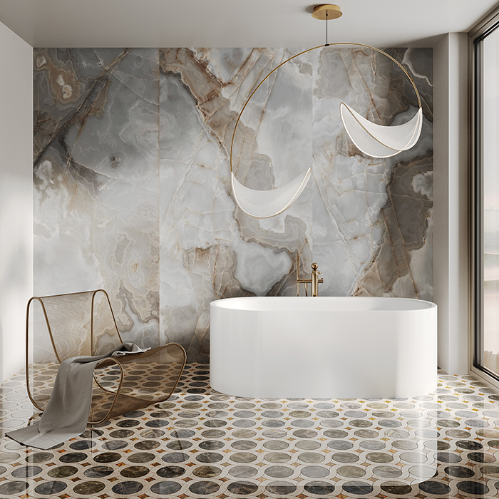 Salini Perla Ванна 170x80см., отдельностоящая, S-Sense, цвет: белый глянцевый