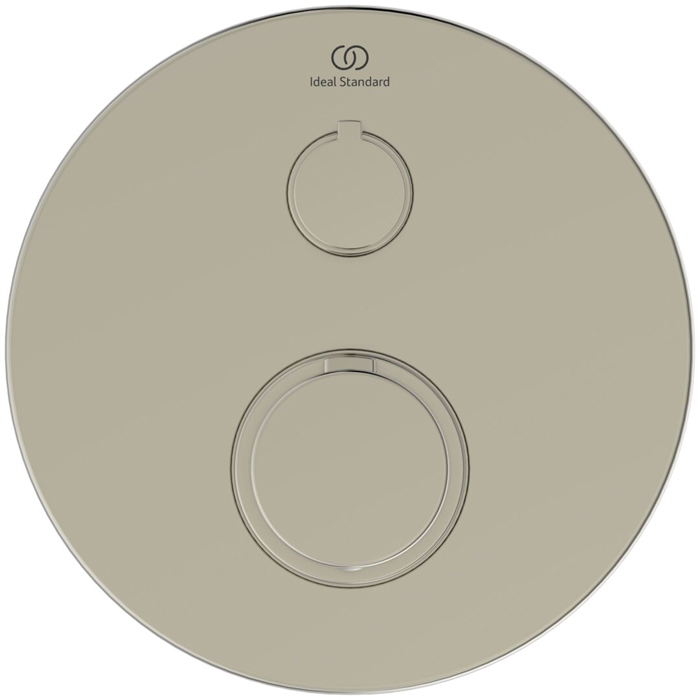 Ideal Standard Ceratherm Т100 Смеситель для душа, встраиваемый, термостатический, без душевого гарнитура, цвет: PVD Silver Storm (Серебряный Шторм)