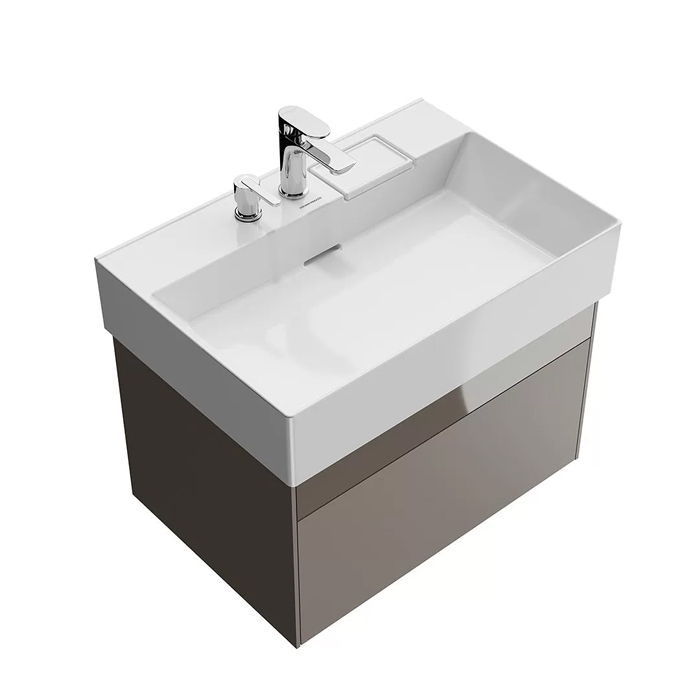 Kerama Marazzi Logica Тумба 67x46x40.3см., подвесная, 2 ящика, цвет: песчаный
