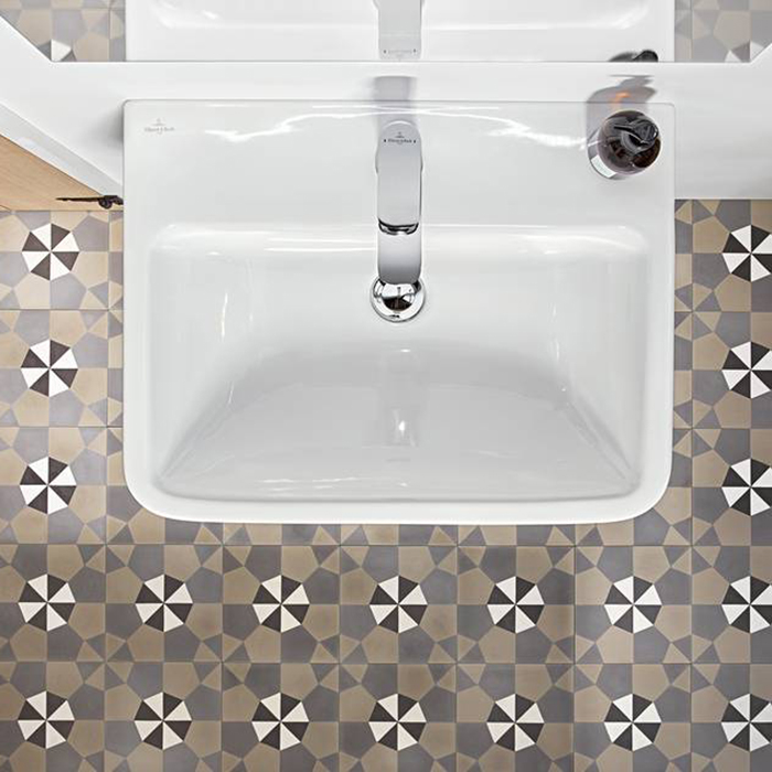 Villeroy&Boch O.novo раковина 60x46x17.5см., 1 отв., подвесная, с переливом, цвет: альпийский белый