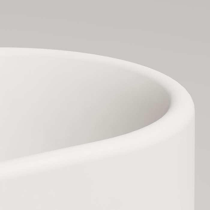 Salini Perla Plus Ванна 170x80см., отдельностоящая, S-Stone, цвет: белый матовый
