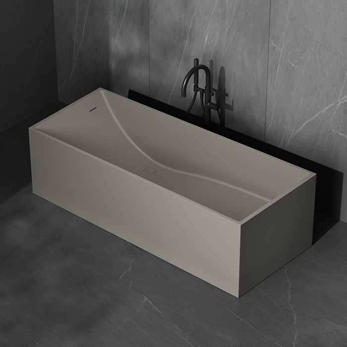 Dea Design Modern Ванна 170x72x55см., отдельностоящая, Solid Surface, цвет: White №18
