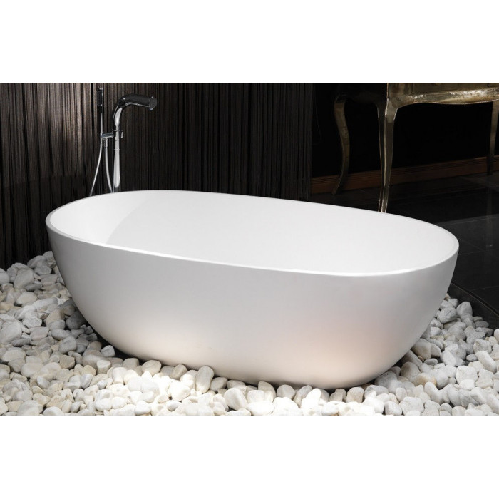 Villeroy&Boch Theano Ванна 155х75х50.6см., отдельностоящая, Quaryl®, цвет: альпийский белый