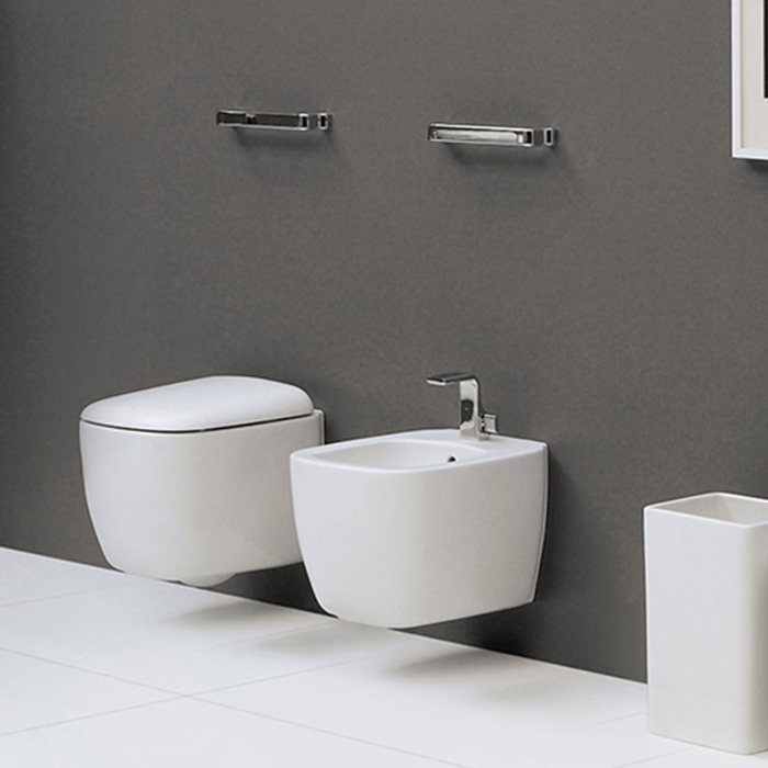 Flaminia Mono Биде подвесное 52x35xh32см, с 1 отв. под смеситель, цвет: белый глянцевый