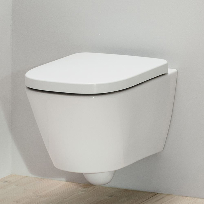 Laufen Meda Унитаз 49x36x35.5см., подвесной, безободковый, смыв Tornado, цвет: белый глянцевый
