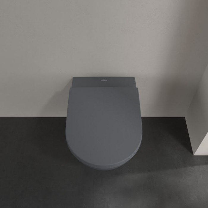Villeroy&Boch Subway 2.0 Унитаз 37х56х36.5см., подвесной, DirectFlush, CeramicPlus, цвет: Graphite