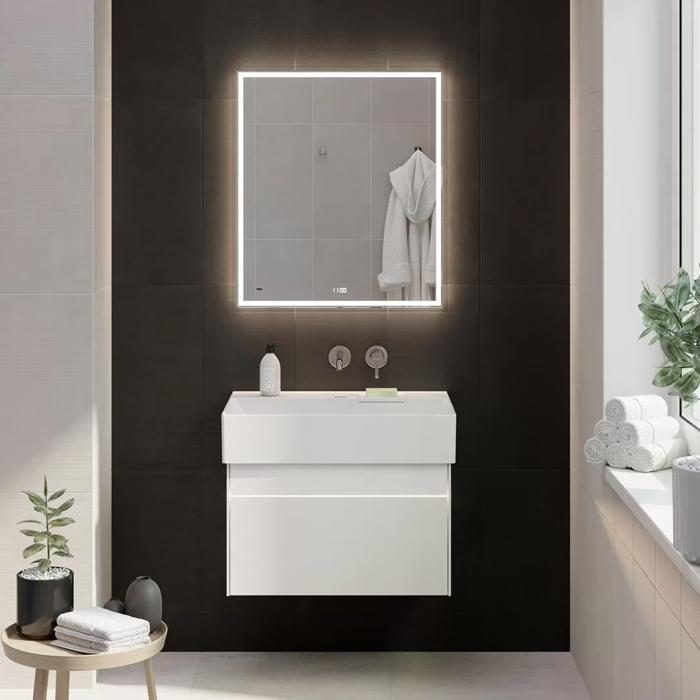 Kerama Marazzi Logica Тумба 67x46x40.3см., подвесная, 2 ящика, цвет: белоснежный