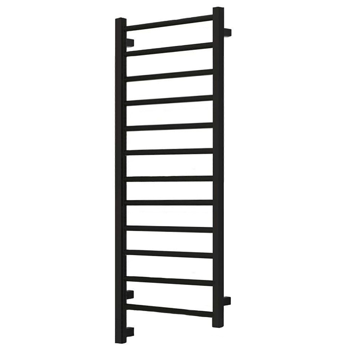 Neoinox Eco Полотенцесушитель 120x53см, электрический, тэн, цвет: черный матовый