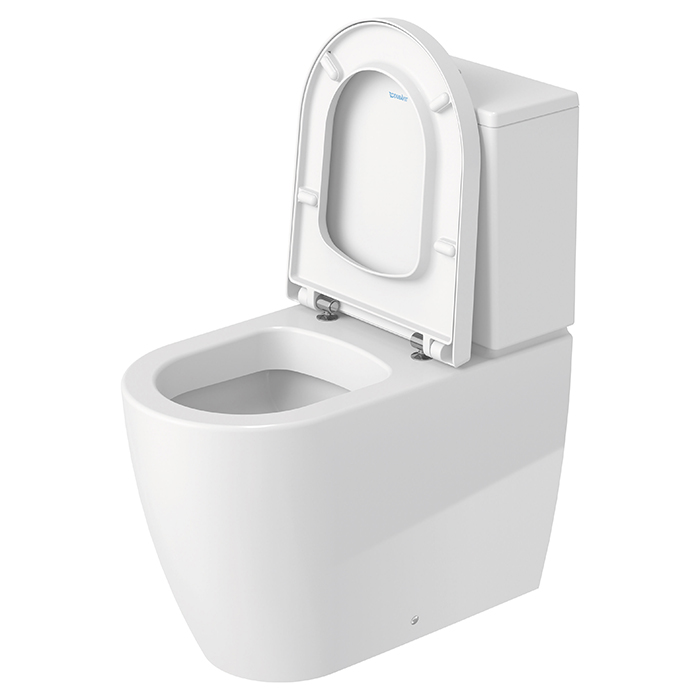 Duravit Me by Starck Унитаз-моноблок 37x65см., слив универсальный, с креплениями, цвет: белый