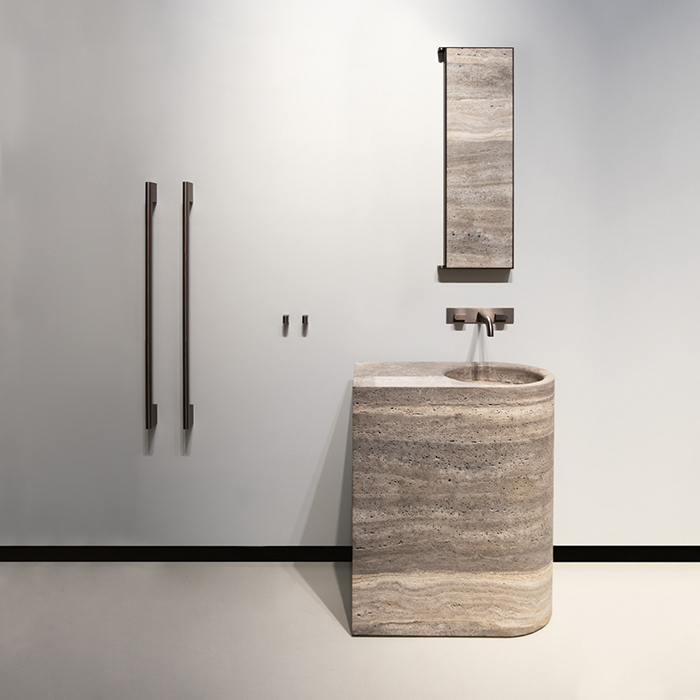CEA Design SIXTY Полотенцесушитель 100см, электрический, 2 трубки, с кнопкой вкл./выкл. на корпусе, цвет: Black Ivory Satin